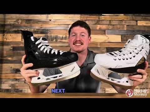 True Catalyst 5X4 Whiteout & Blackout Ice Hockey Skates