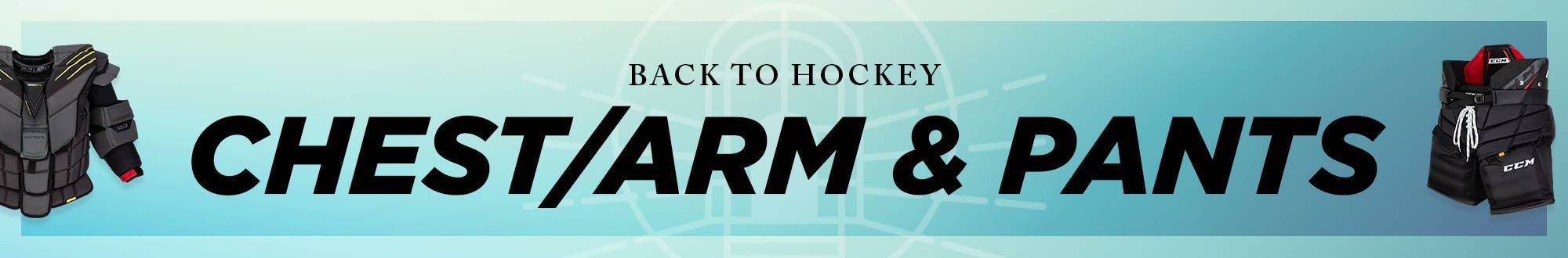 Back to Hockey: Goalie Chest & Arm Protectors and Pants