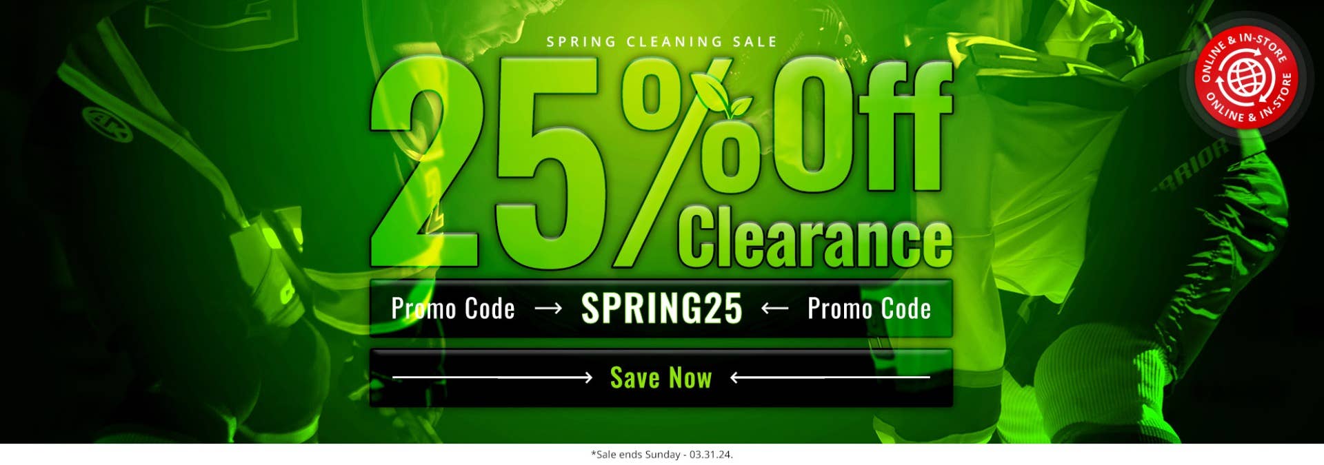 Spring Cleaning Sale: 25% Off Clearance