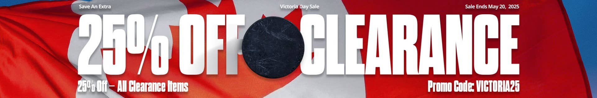 Victoria Day Sale: Save an extra 25% off clearance