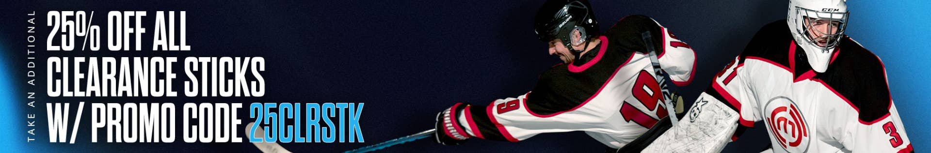Take an additional 25% off all clearance sticks with promo code 25CLRSTK