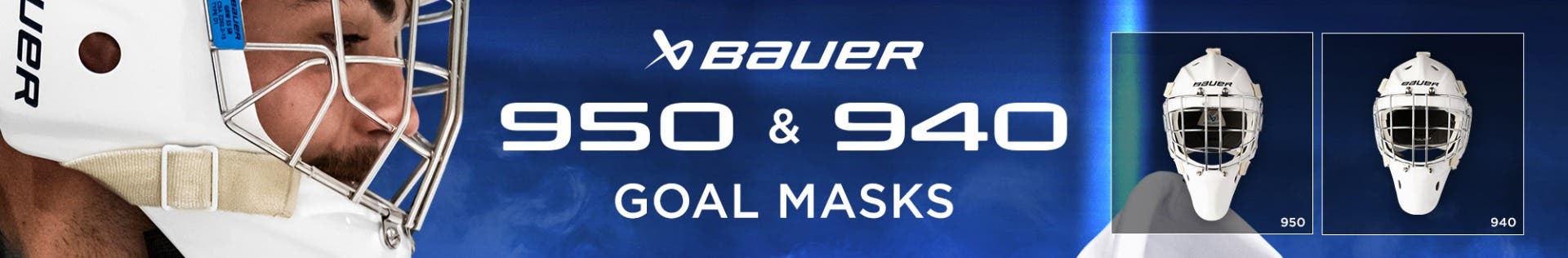 Bauer 950 & 940 Goalie Masks