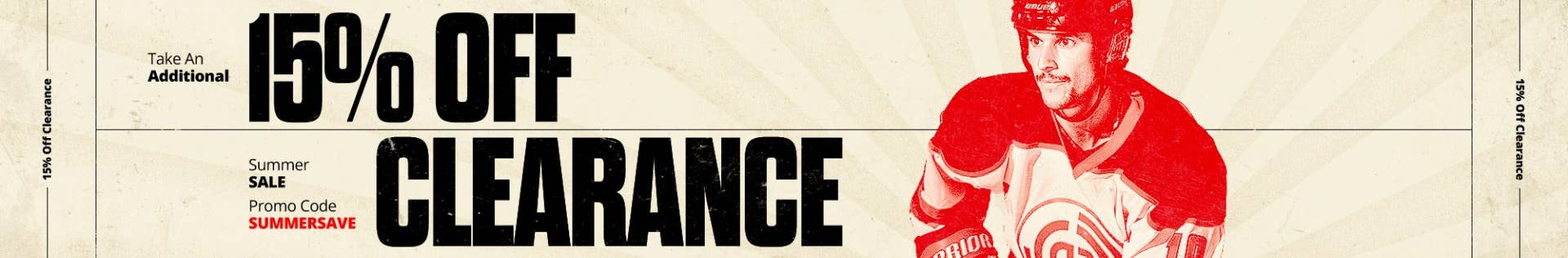 Take an additional 15% off all eligible clearance items with promo code SUMMERSAVE