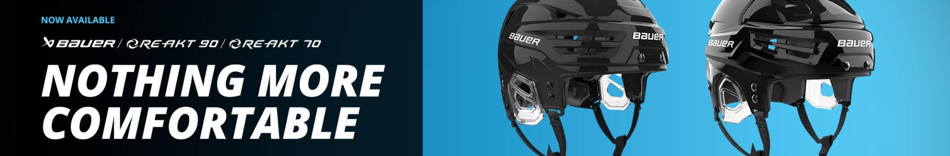 Bauer Re-Akt 90 & Re-Akt 70 Helmets: Nothing more comfortable