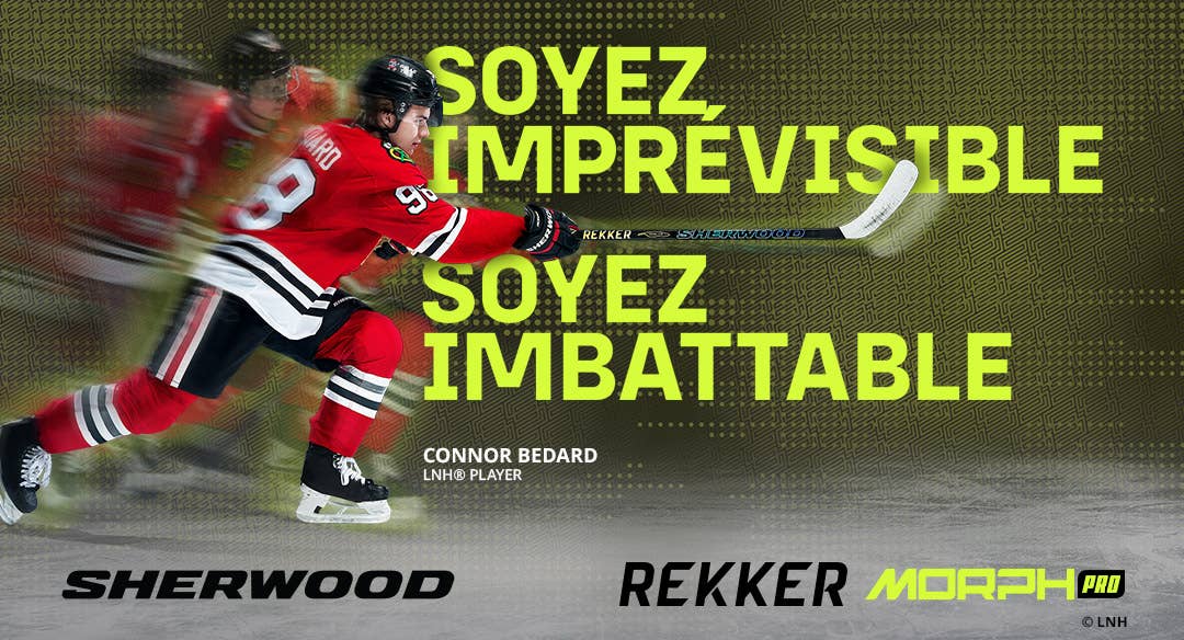 Équipement de hockey Sherwood Rekker Morph : Soyez imprévisible, soyaz imbattable