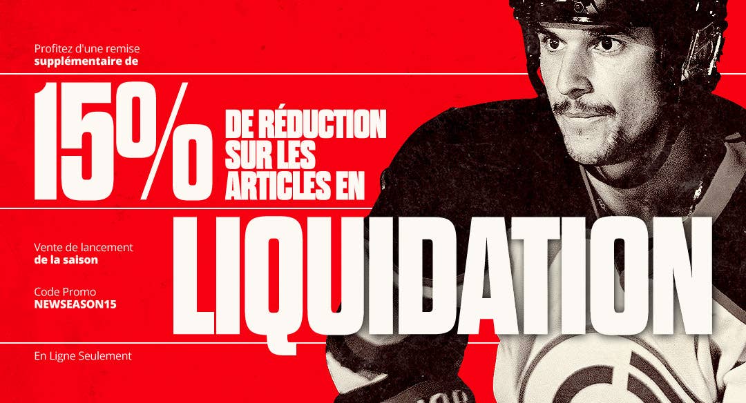Vente de lancement de la saison : Profitez d'une remise de réduction sur les articles en liquidation. Code promo NEWSEASON15.