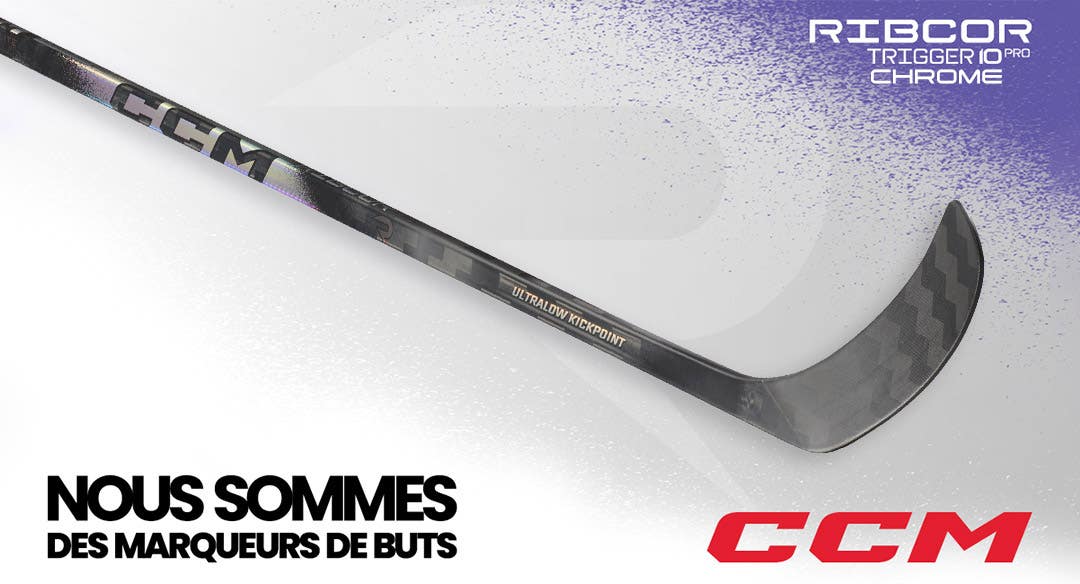 B&acirc;tons de hockey CCM Ribcor Trigger 10 Pro : Nous sommes de marqueurs de buts
