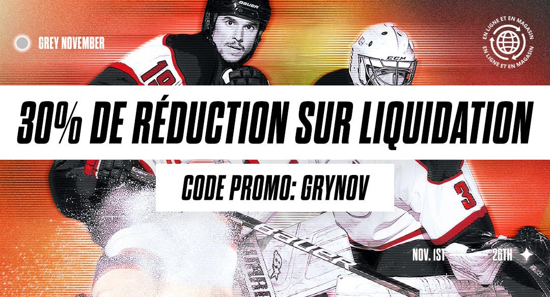 Soldes Grey de novembre. 30 % de rédeuction sur liquidation. Code promo : GRYNOV. Du 1er au 26 novembre.
