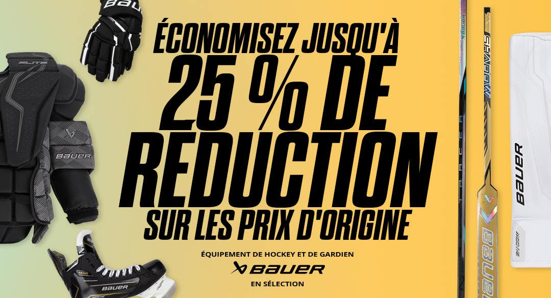 Équipement de hockey et de gardien Bauer en sélection. Économisez jusqu'a 25 % de réduction sur les prix d'origine.