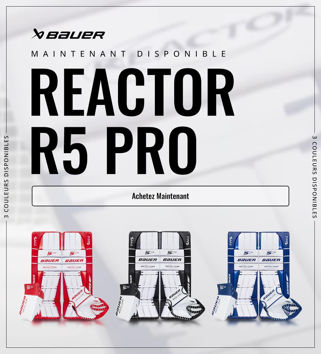 Équipement de gardien de but Bauer Reactor R5 Pro