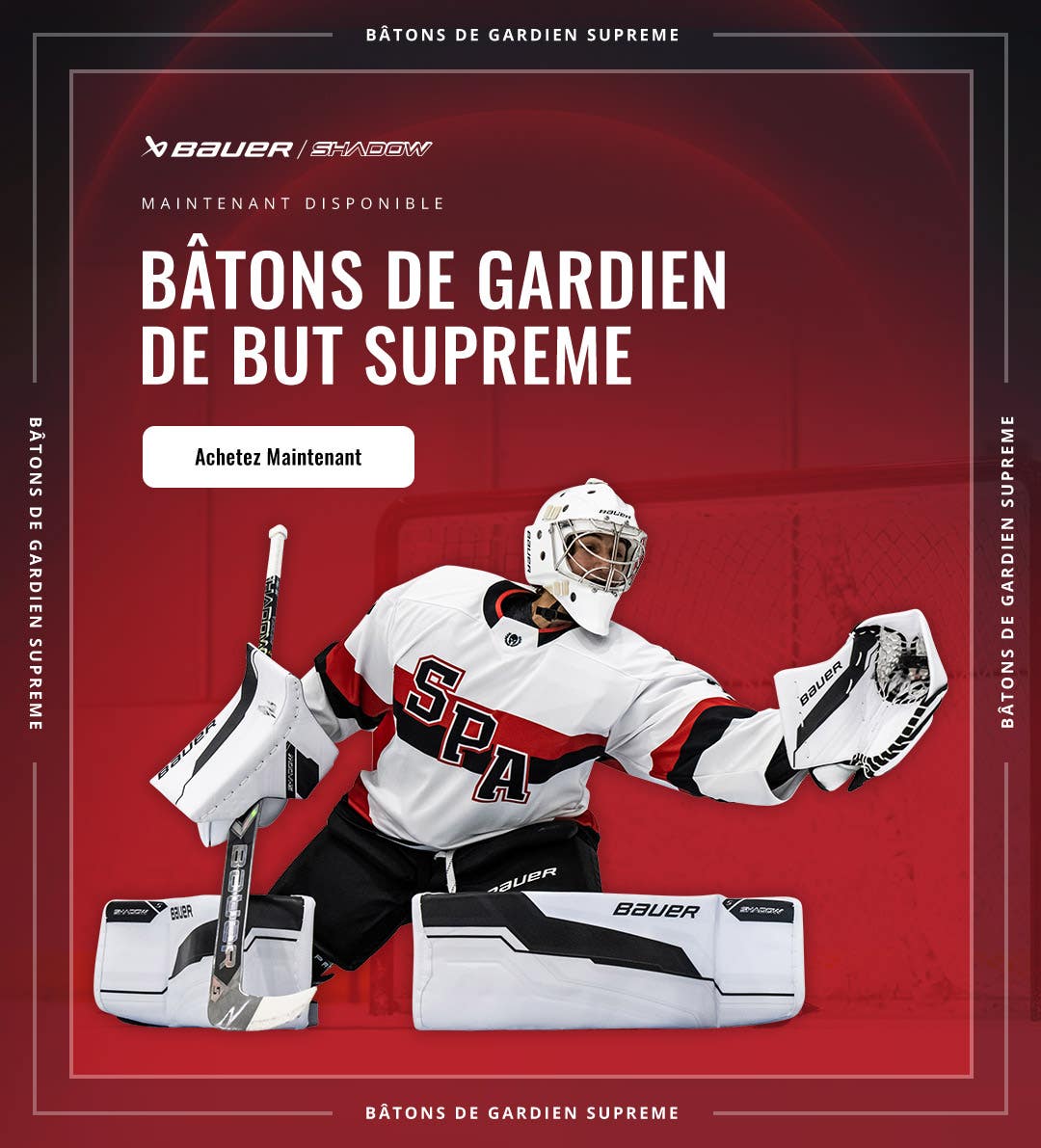 Bâtons de gardien Bauer Supreme