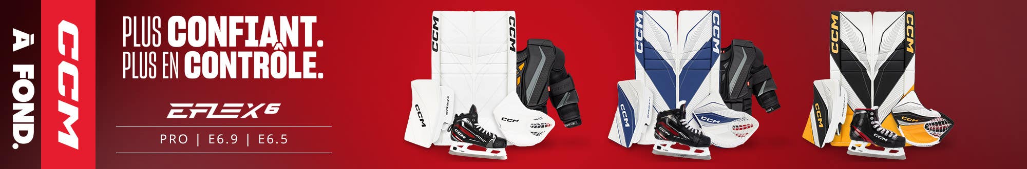 Coussinets De Gardien De But CCM YTflex - Jeune Taille 24 - Équipement Hockey