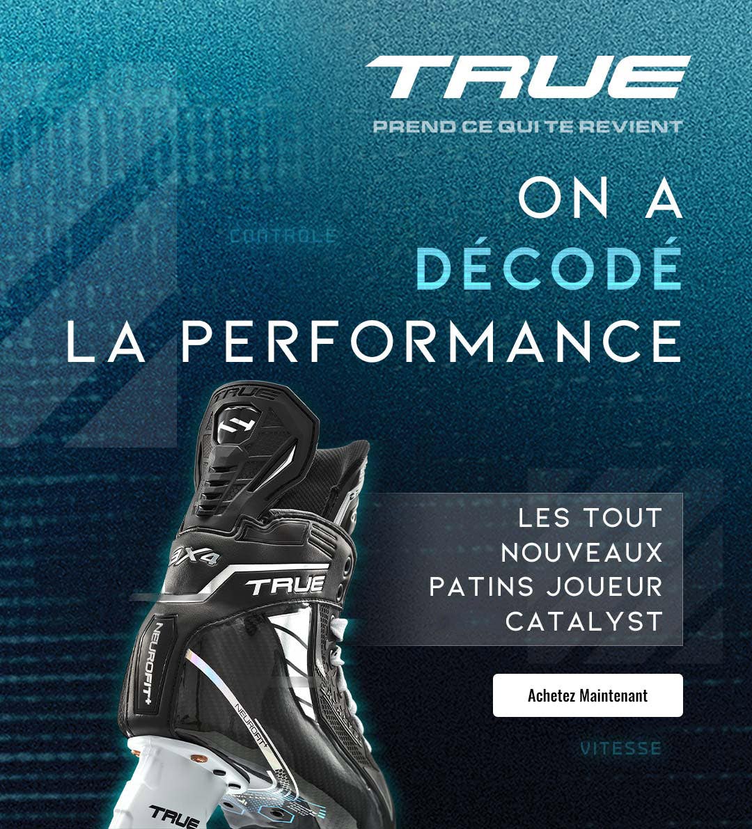 Patins de hockey True Catalyst